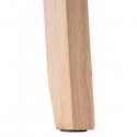 (64x59x71cm) Simple Fabric Wood Armrest Single Sofa Burlywood   Beige